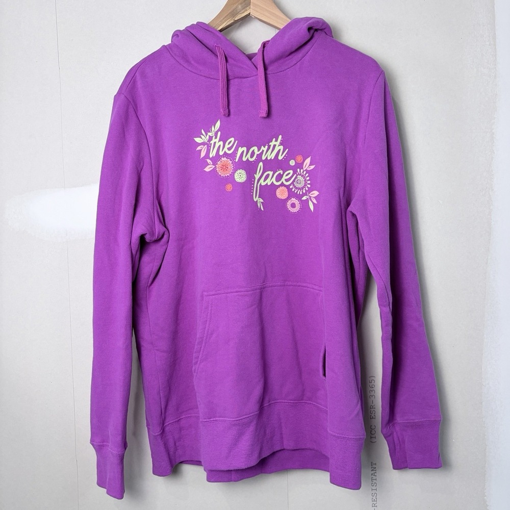 The North Face Purple Pink Magenta Pullover Hoodie Sz XL Outdoors Casual